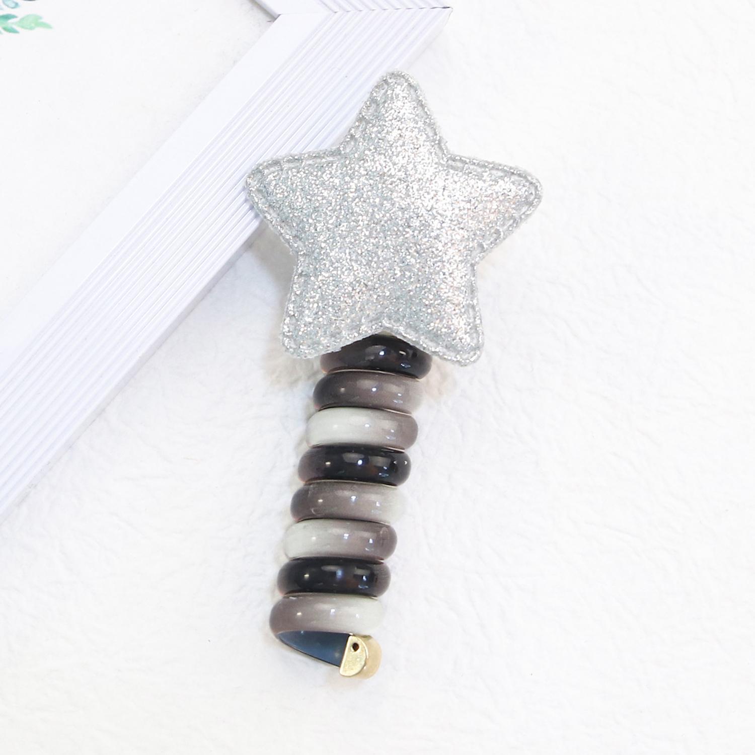 

Конфетный цвет Телефонный провод Эластичная резинка Эластичная резинка Звезда Веревка для волос для детей Скранчи Повязки на голову Головные уборы