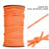 100m 9 Strands 4mm Heavy Duty Parachute Cord Lanyard String Cloth Line Camp Rope (Orange)