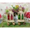 Beautiful Home Decorative Lantern Lamp Candle Holder Hanging Lantern Tealight Holder for Diwali Decorative Metal Candle Holder (Green & Red)