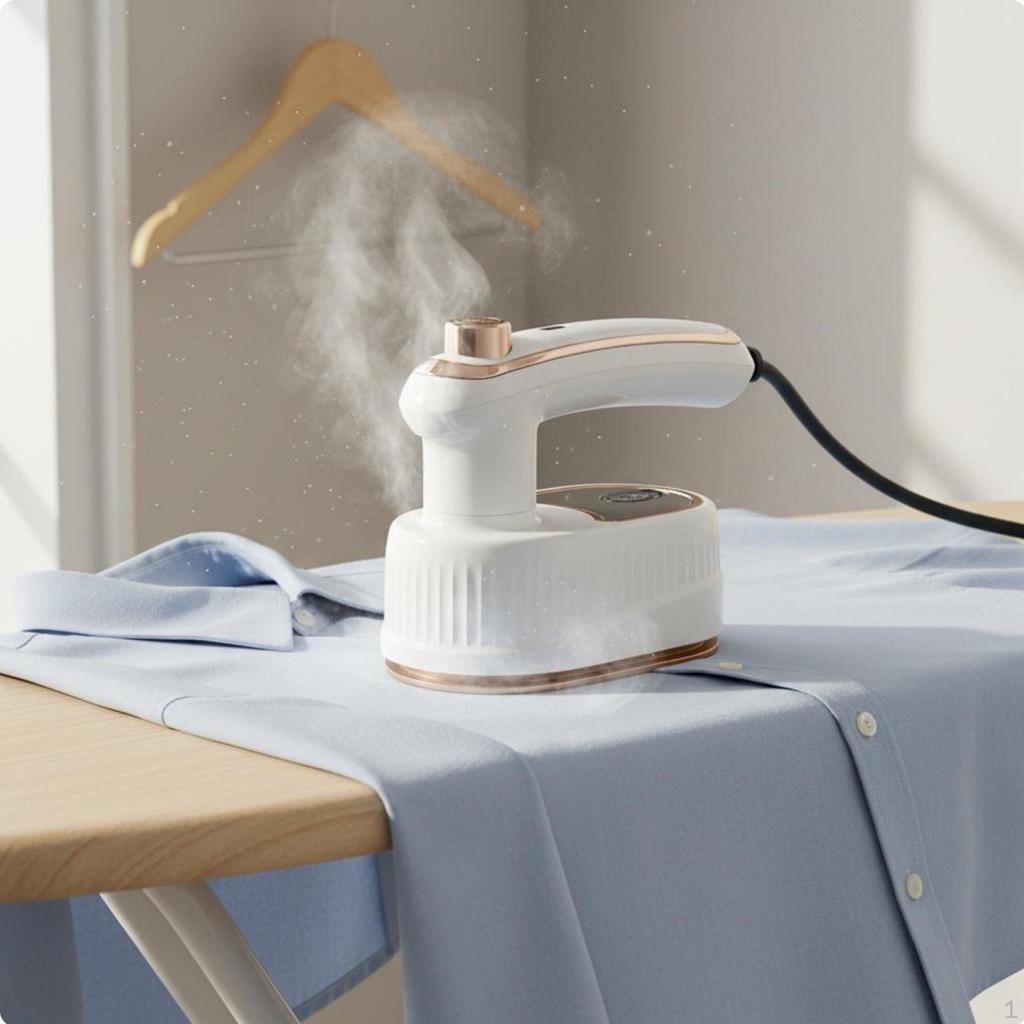 2 In 1 Clothes Iron Dry and Wet Ironing Handheld Garment Steamer Pointed Tip Design Portable Travel