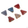 50 /Triangle Ceramic Porcelain Loose Beads DIY Bracelet Jewelry Material