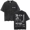 New Arrival Deftones Private Rock Music Vintage Washed Graphic Tee Retro Band Print Oversized Loose Short Sleeve Streetwear Cotton Tees For Men Women