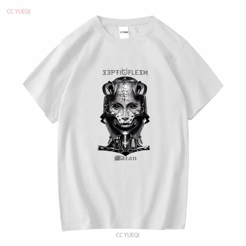 Septic Flesh Mens Titan Head T shirt Small Black vintage Washed Top For Everyday Wear Breathable Comfortable Versatile Soft
