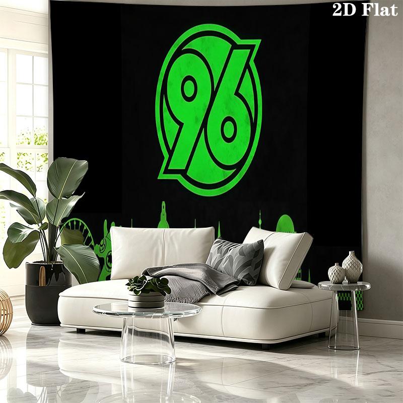 Hannover 96 Wall Tapestry, Aesthetic Printed Fabric Blanket, Suitable for Bedroom, Living Room, and Home Decor.