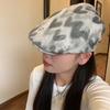 Trendy Korean Style Tie-dye Heart Artistic Bucket Hat For Women Adjustable Sun Protection