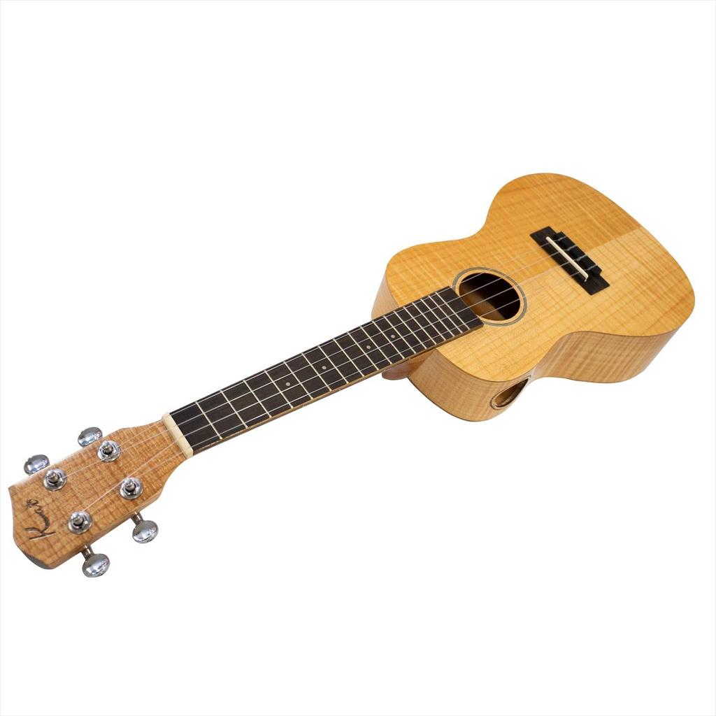 Inspected in Japan Concert Size Ukulele Maple Plywood with Natural [Kai UKULELE] KCI-90 (Flame Case)