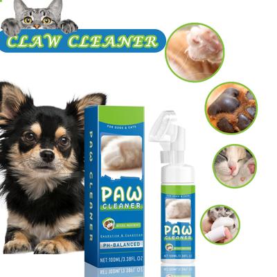 Dog Cleaner Deep Cleaning Soles Foaming Cleanser Gentle Dirt Removal Pet Cleaning Care,100ML