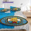 Manchester Legacy Three-piece set (1 * duvet cover + 2 * pillowcase, without core) 2DFlat Soft and comfortable Duvet cover and pillowcase Bedding set