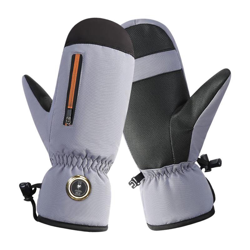Unisex Windproof Heated Gloves for Outdoor Activities: Motorcycle, Electric Vehicle Riding, Skiing, and More.