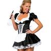 Costum Sexy de Menajeră pentru Role-Playing, Mărimi Mari, Stil European și American