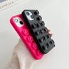 Jednokolorowe etui 3D z przyssawką, odporne na upadki, dla iPhone 17 Pro Max