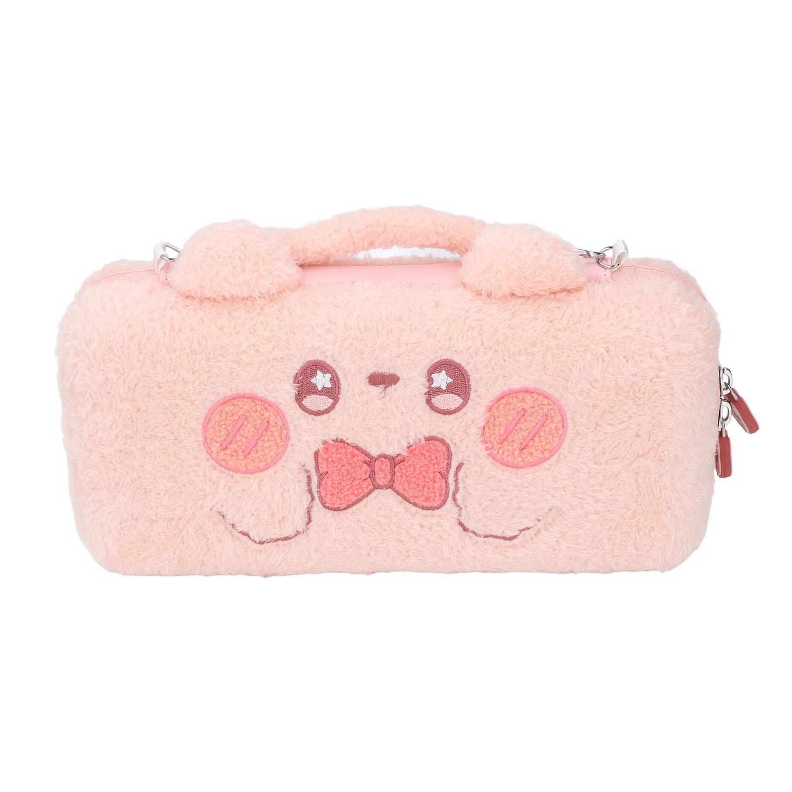 

Gaming Console Storage Bag for Switch OLED Large Capacity Hard Case Cute Portable Carrying Box with 10 Game Card Slots