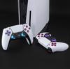 This is not a but an eXtremeRate PS5 controller and with a DTF V3 LED kit in Scarlet featuring multicolored illumination for the share and home face