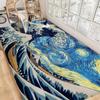 Van Gogh Oil Paintings Floor Mat Anti-slip Absorb Water Long Strip Cushion Bedroon Mat Alfombra