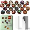 Christmas Theme Acrylic Refrigerator Magnet Set With 3d Halloween Design For Home Decor