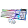 Wired Gaming Keyboard and Mouse Set with Backlight and USB Cord for PC (Black)
