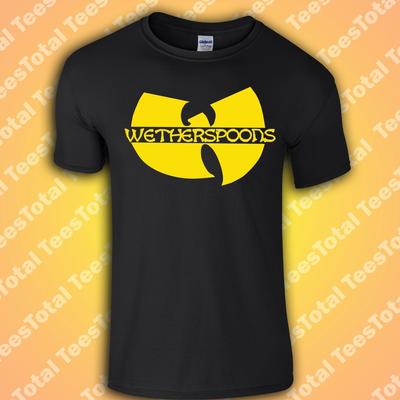 Wetherspoons T-Shirt | Pub | Spoof | Funny | Hip Hop | Rap | 90s |