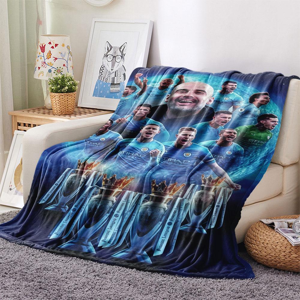 Brave MCFC Warriors Blanket, High quality Comfortable for All Seasons, Home Decor, Warmth and Comfort