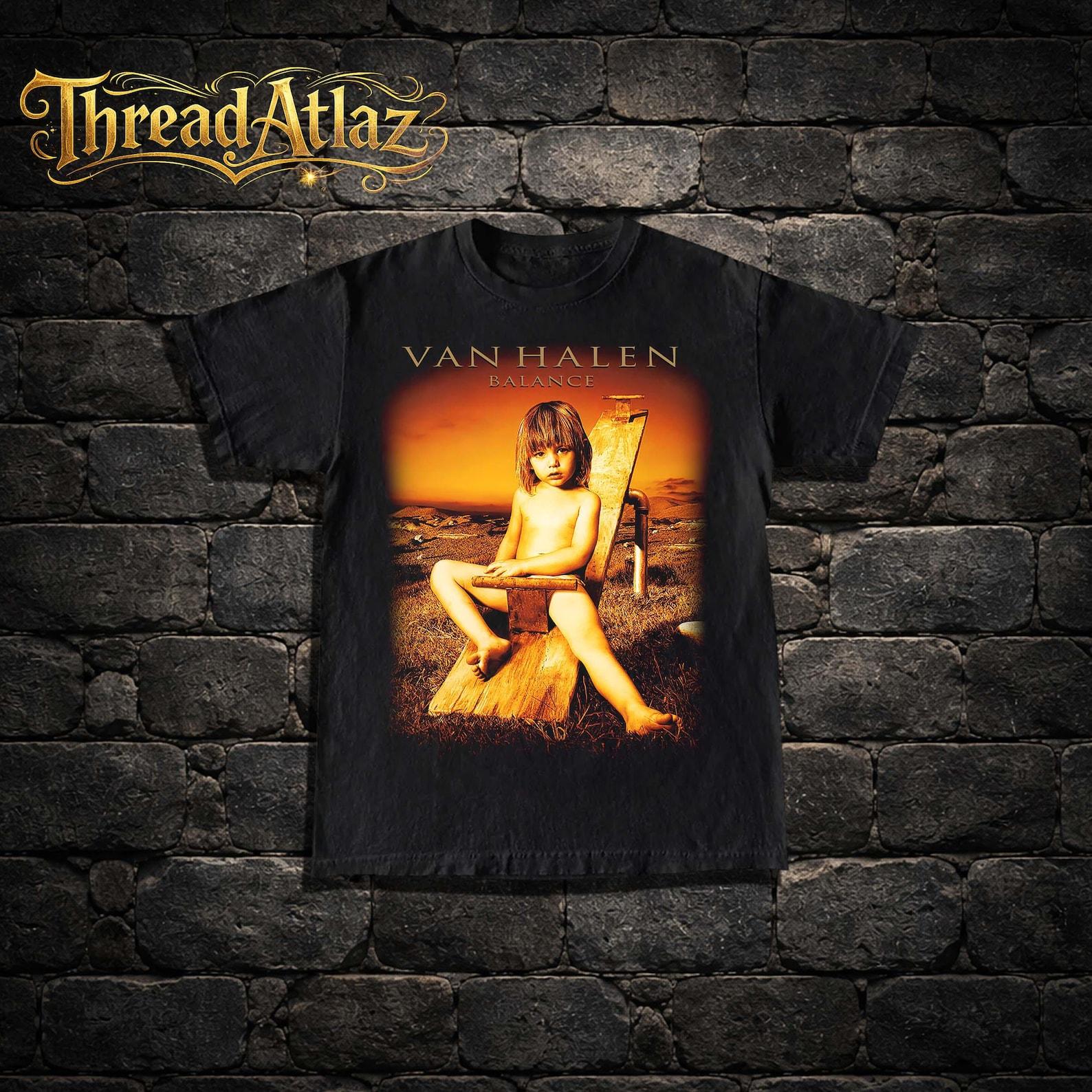 Van Halen T-Shirt - Balance, Retro Hard Rock Band Merch Shirt, Music Unisex T-Shirt M