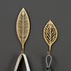 Iron Leaf Hook Wall Hanger Coat Hat Key Storage Hook Nordic Luxury Golden Rack Bedroom Bathroom Dressing Room Home Decoration