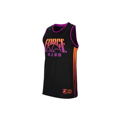 KMA Sports Malha Respirável Regata de Basquete Masculina Tops Preto CU1730-010