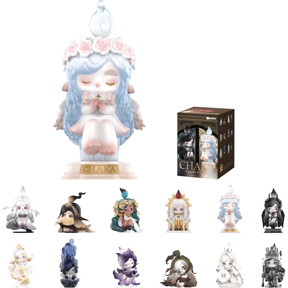 POP MART CHAKA Candle Whisper Series Assorted Box 12 Pieces PVC Blind Box Figures Premium Toys