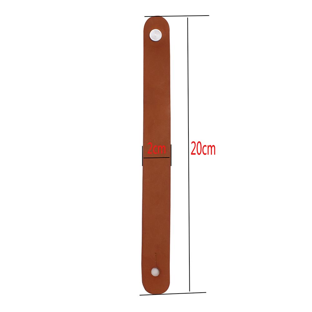 Acoustic Guitar Neck Strap Button Headstock Adaptor Synthetic Leather