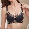 Sujetador Francés de Encaje Suave Realzador de Talla de Busto Grande Transpirable con Copa de Oreja de Conejo Ropa Interior Fina