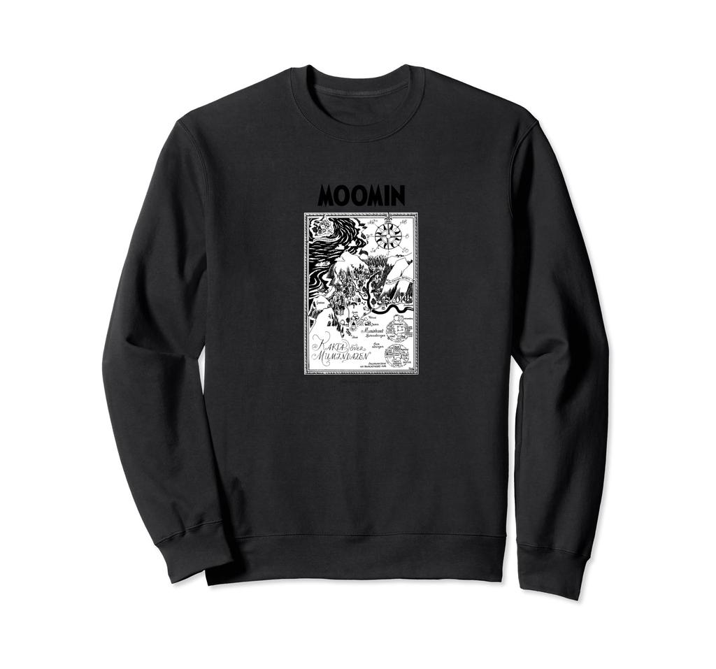 Moomin Moominvalley Map Sea Sweatshirt