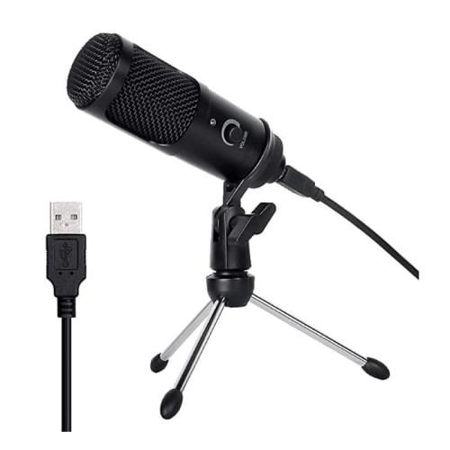 MICVISTA USB Microphone ? Metal Condenser Recording ? Microphone Tripod ? For Laptop Mac or Windows ? Cardioid Studio Recording Vocals, Voice-Overs, S