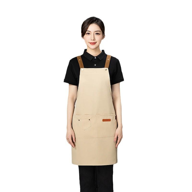 Custom Waterproof & Oil-Proof Kitchen Aprons - Stain-Resistant, Printed Design for Catering.