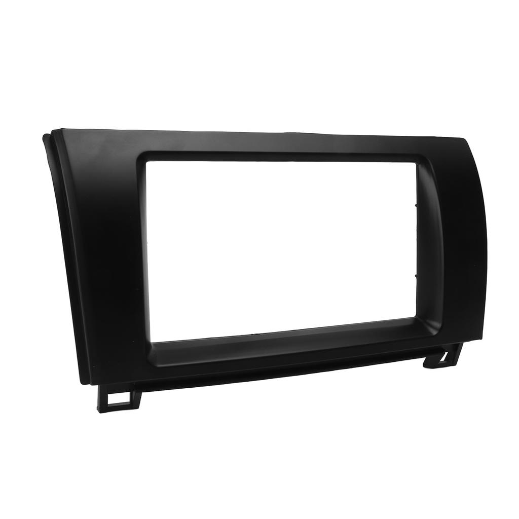 2DIN Auto Armaturenbrett Einbaublende Kit ABS Navigationspaneel Rahmen Ersatz für Sequoia Tundra 08‑13