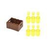 MOC City Series Building Blocks Figures Scene Creative Accessories Chains Mini Bricks Colored Wine Bottle Boxes Toy Gifts