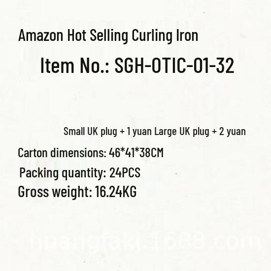 Automatic Curling Iron - Damage-Free, Negative Ion for Large Waves & Curls