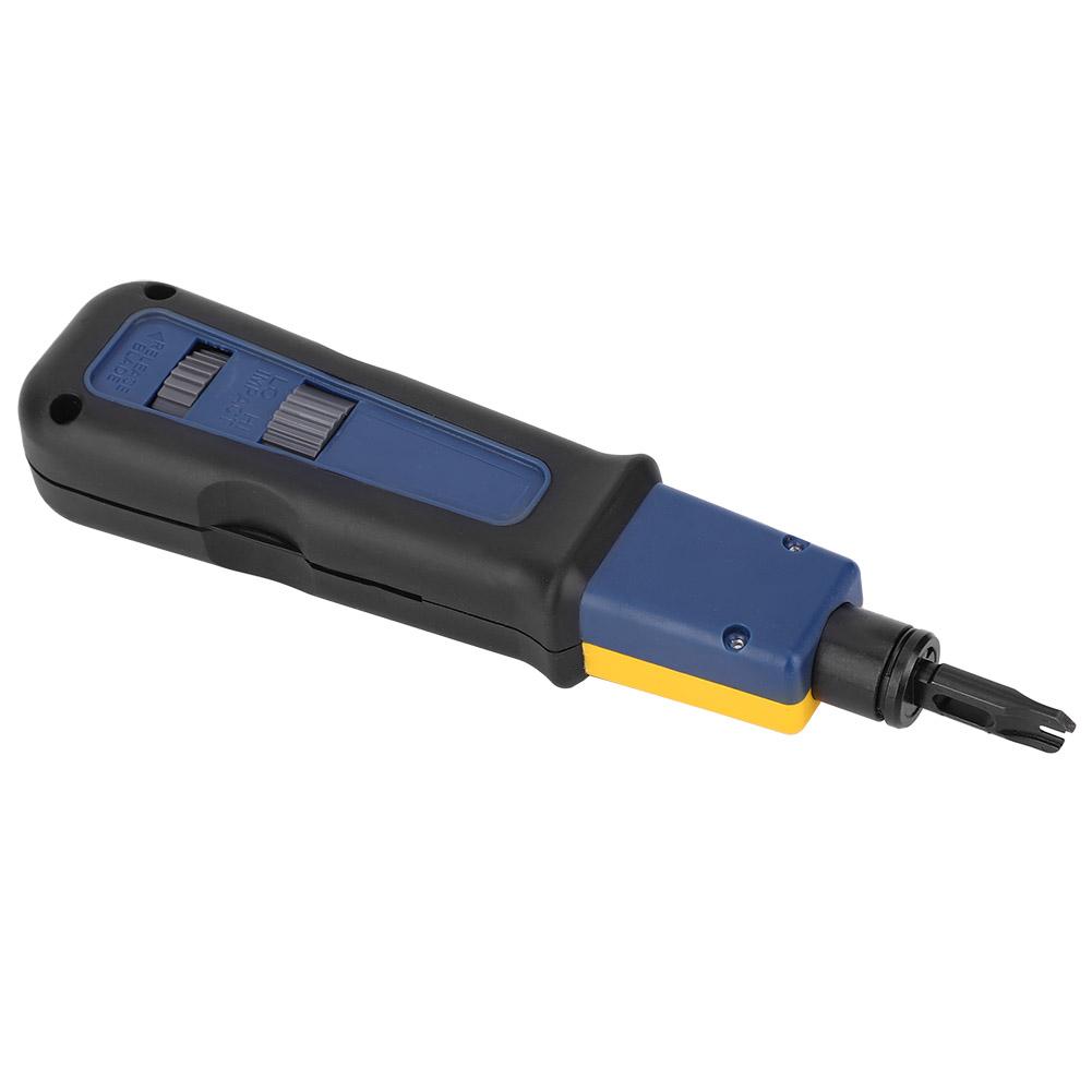 Punch Down Tool Steel Plastic Handle Wire Cutter Crimping Electrical Equipment Supplies