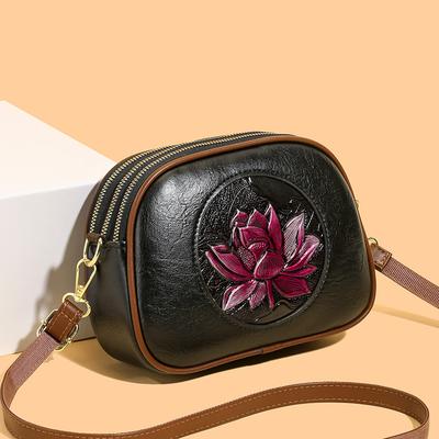 Borsa Piccola Rotonda a Spalla Singola, Borsa a Tracolla da Donna, Portamonete, Borsa in Pelle Morbida, Borsa Piccola