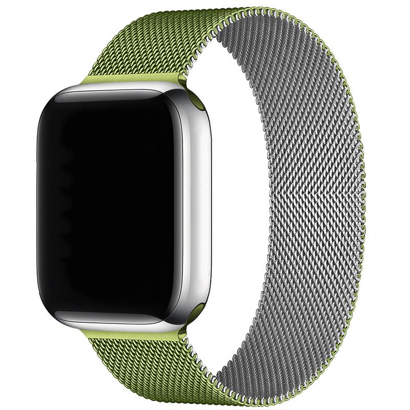 Compatibil cu Apple Watch S10 Brățară Magnetică din Oțel Milanese pentru iWatch 5-9 SE.