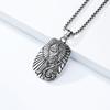 Street Fashion Ancient Egyptian Cat God Bast Necklace for Men, Artistic Vintage Titanium Steel Pendant