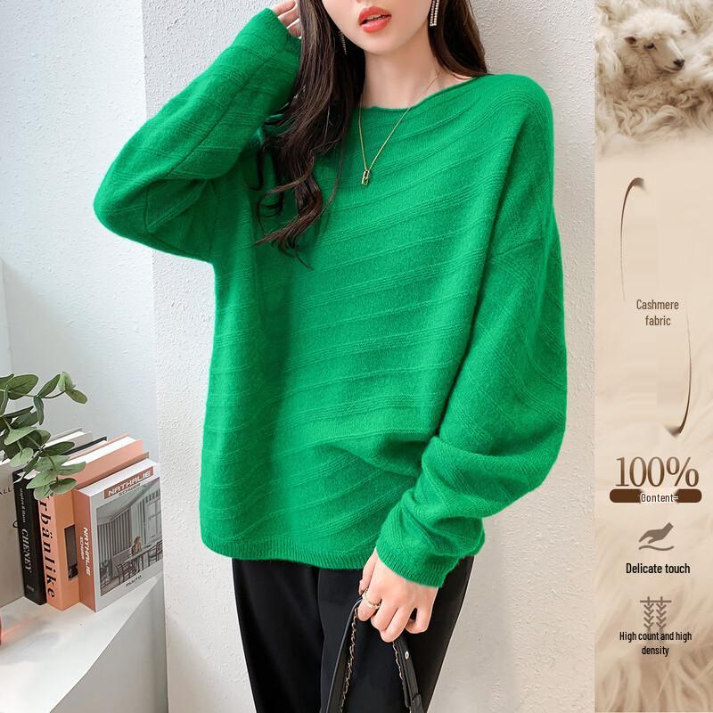 

Mokana Women s Long Sleeve Cashmere Sweater One Size