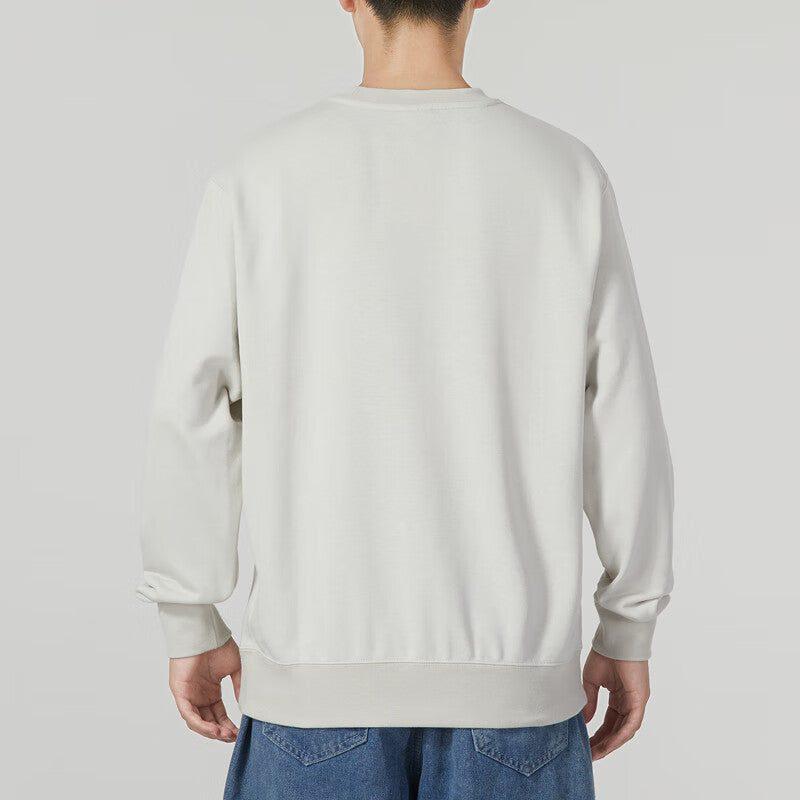 Nike Sweatshirts Men's Gray Crew Neck Moderate Regular BV2667-072