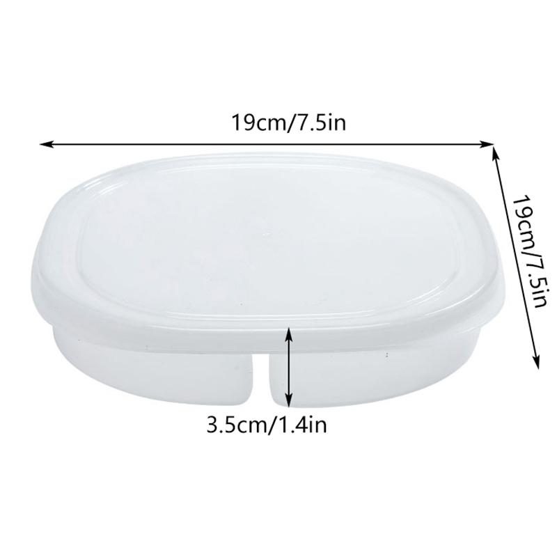 

Пластиковый контейнер для хранения продуктов с 4 отделениями и крышкой, подходит для хранения фруктов, мяса и овощей