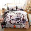 3D Print Bakemonogatari Bedding Set Single Twin Full Queen King Size Bed Set Adult Kid Bedroom Duvetcover Sets Anime Bed Sheet