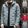 Men's Down Jacket Winter Coat Hooded Cotton Padded Jacket