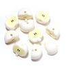 10pcs/lot Colored Half Apple-Shape Acrylic Beads Loose Spacer Bead For Jewelry Making DIY Charms Phone Chains Bracelet Accessory