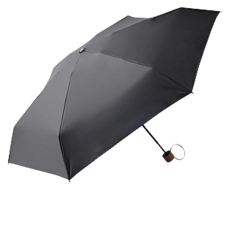 

atRise parasol folding For both rain and shine [UV cut 99%] Completely blackout/double clasp possible/large opening storage bag / 7collar (trueblack)