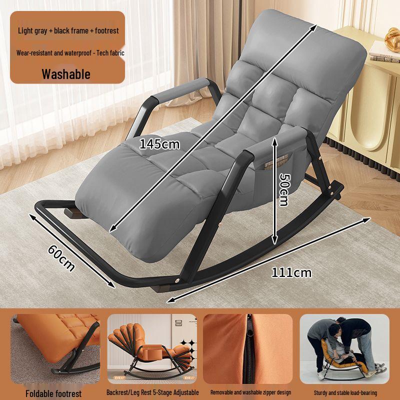 Luxury Adult Recliner: Rocking Chair, Sofa for Living Room & Balcony