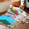 Artist M-Marina E-Ester C-Castaldo Throw Flannel Cozy Print Blanket, Portable, Durable Machine Washable cute Cool