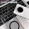 Applicable to Huawei mate11promax mobile phone case heat dissipation corrugated pattern Honor 111 magnetic suction high transparency protective case