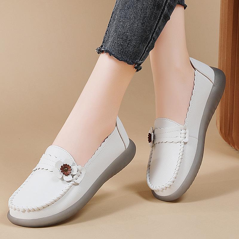 

Повседневные пенни-лоферы для женщин, деловые рабочие мокасины, удобные туфли для ходьбы, туфли-лодочки для вождения, женские мокасины из искусственной кожи 41 белый