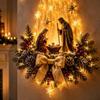 Snow Trail Shape Lighted Wall Decoration Christmas Trail Wall Light  Christmas Wall Decor